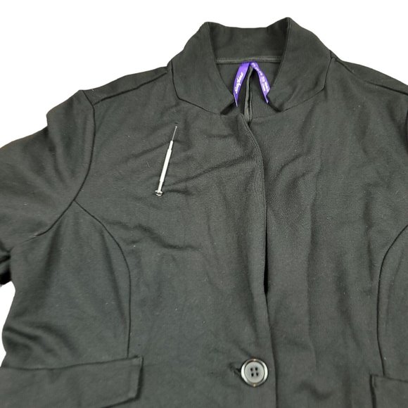 Seraphine Womens 10‎ Blazer Tailored Maternity Jacket Black Professional - ISSUE - Picture 8 of 14